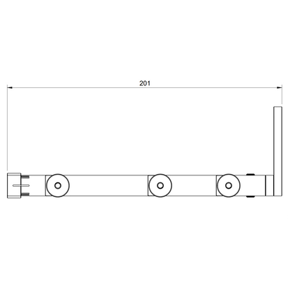Measurements for the DDU mount