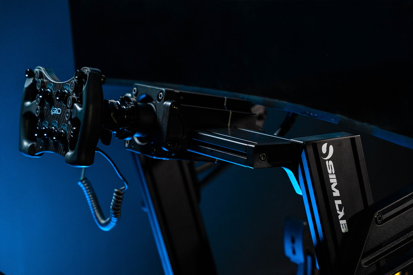 P1X PRO front wheel mount with the installed wheelbase